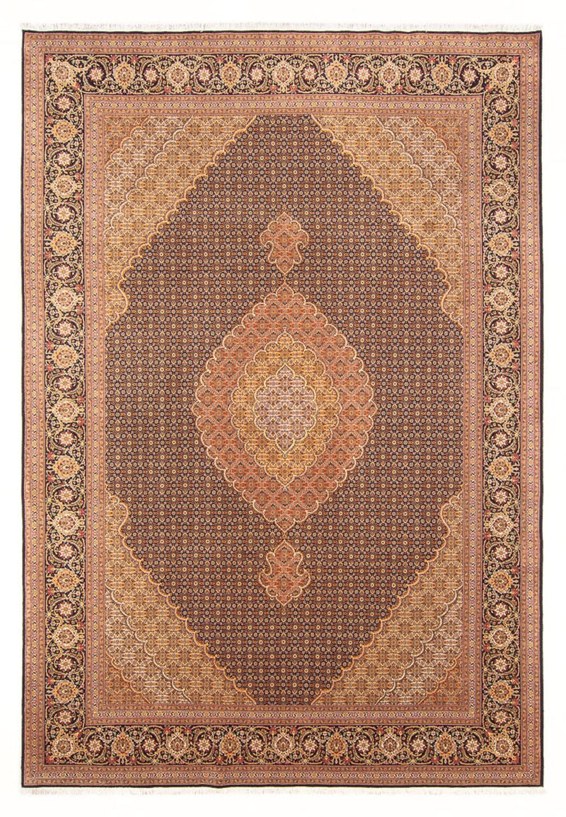Tapete Persa - Tabriz - Royal - 293 x 198 cm - laranja