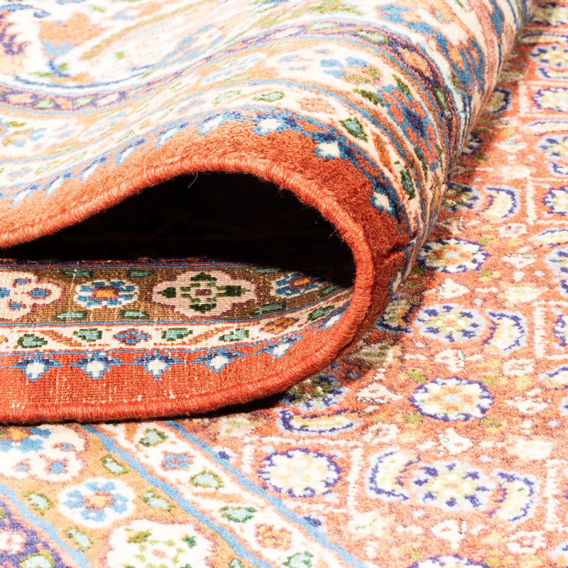 Tapete Persa - Clássico praça  - 246 x 242 cm - vermelho claro