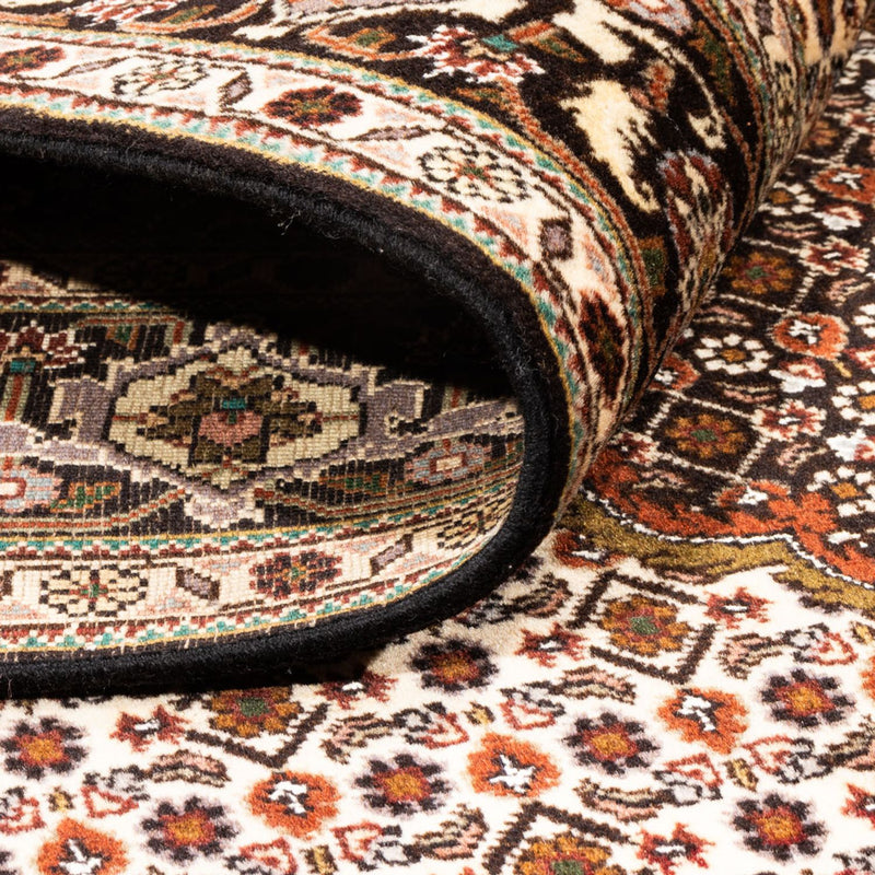 Tapete Persa - Tabriz - Royal praça  - 203 x 198 cm - bege escuro