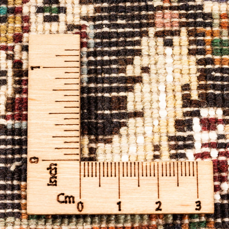 Tapete Persa - Tabriz - Royal praça  - 203 x 198 cm - bege escuro