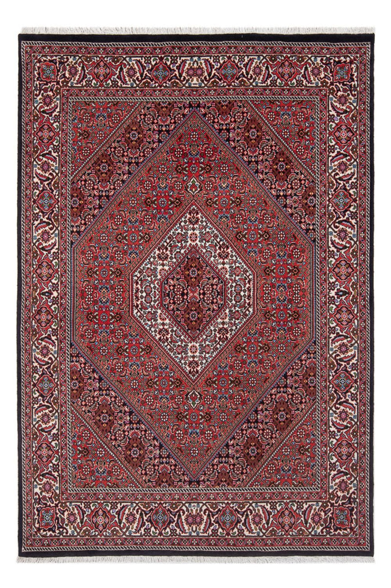 Tapete Persa - Bijar - Royal - 207 x 142 cm - vermelho escuro