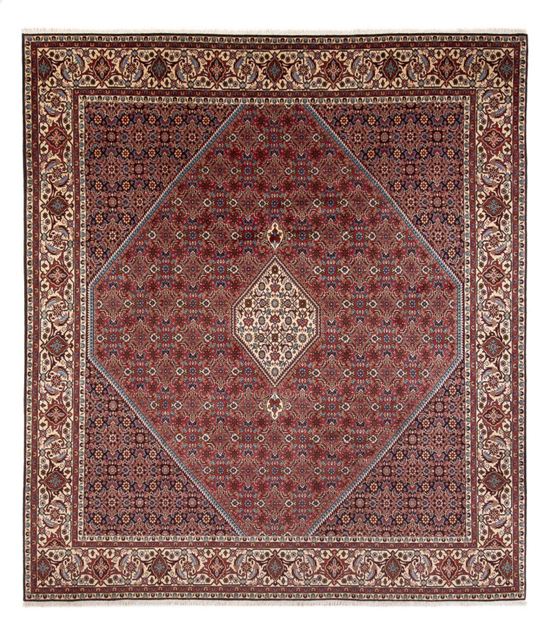 Tapete Persa - Bijar - Royal - 294 x 253 cm - vermelho escuro