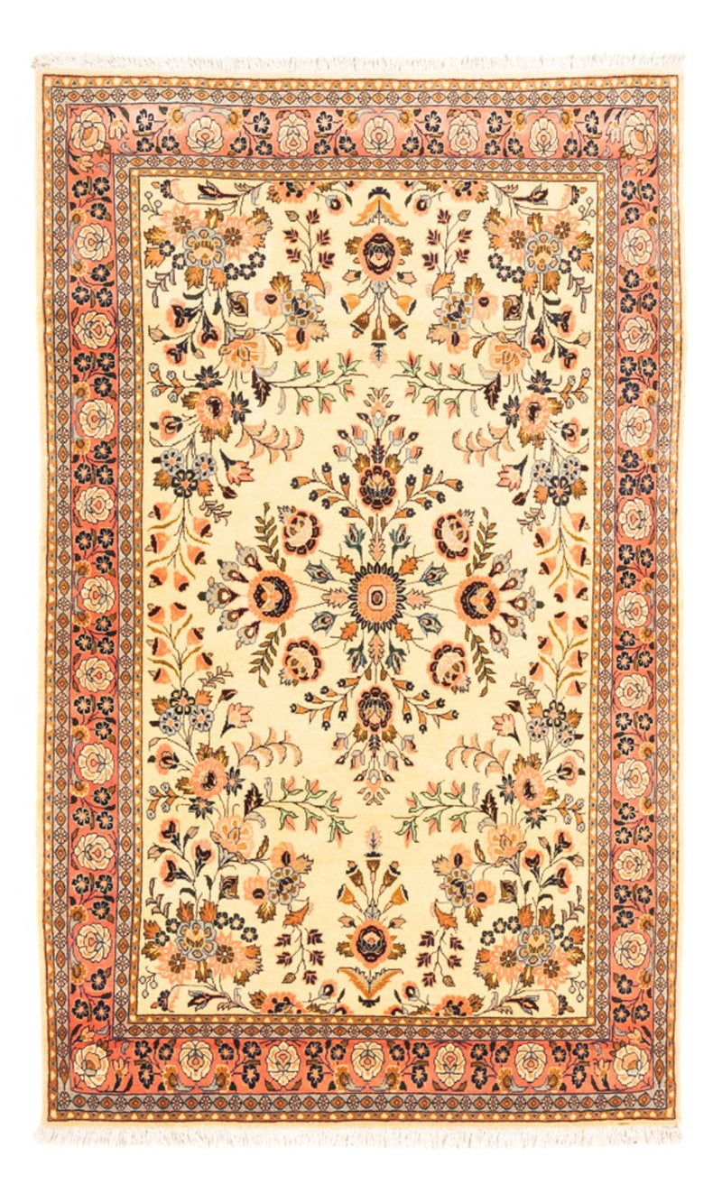 Tapete persa - Keshan - 165 x 108 cm - caramelo