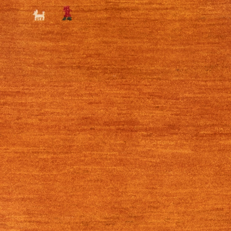 Tapete Gabbeh - Persa - 128 x 100 cm - laranja
