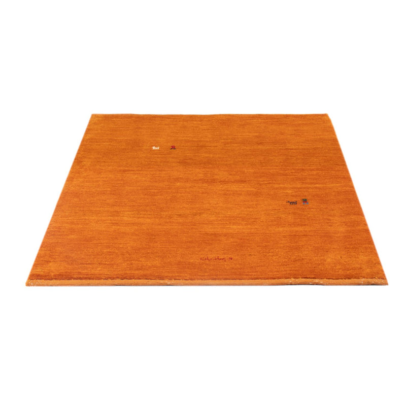 Tapete Gabbeh - Persa - 128 x 100 cm - laranja