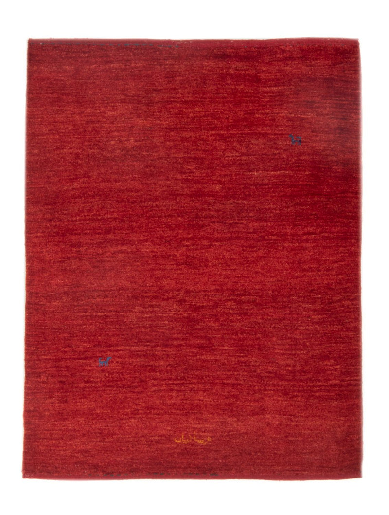 Tapete Gabbeh - Persa - 143 x 101 cm - vermelho