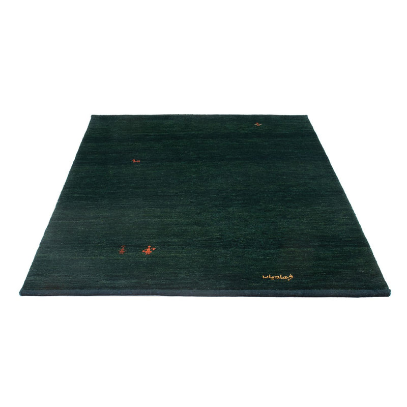 Tapete Gabbeh - Persa - 178 x 115 cm - verde escuro