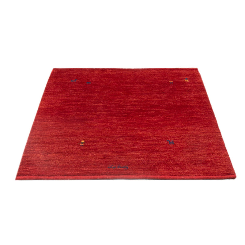Tapete Gabbeh - Persa - 130 x 100 cm - vermelho