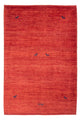 Tapete Gabbeh persa 124x176cm - Tapete persa de lã - vermelho