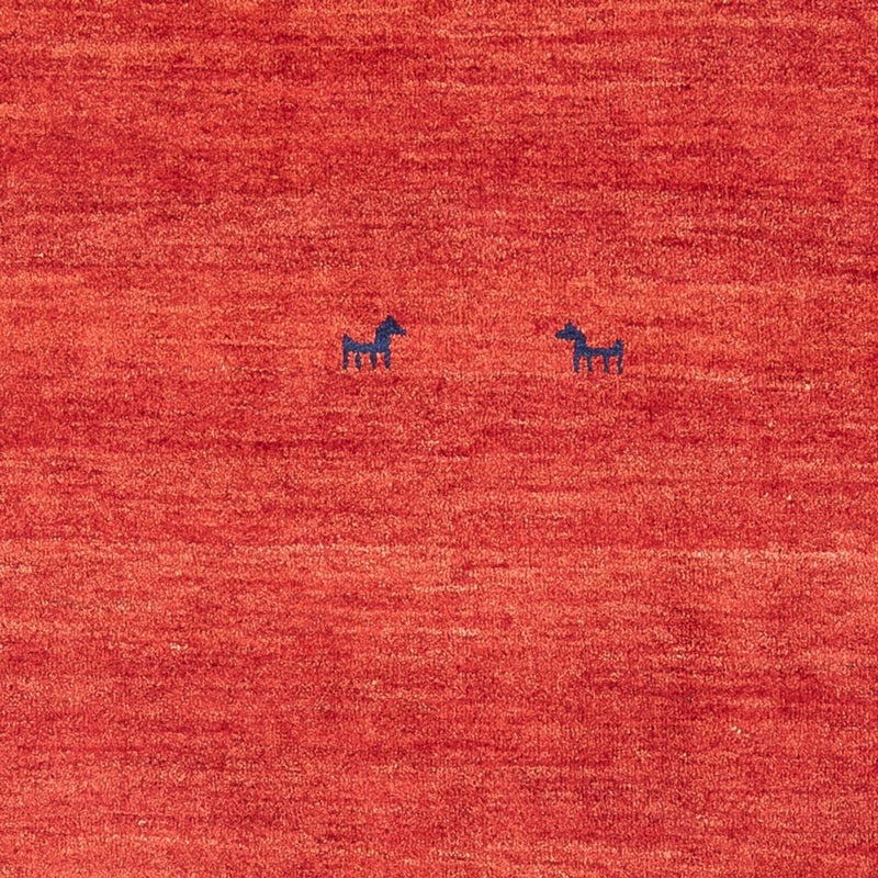 Tapete Gabbeh persa 124x176cm - Tapete persa de lã - vermelho