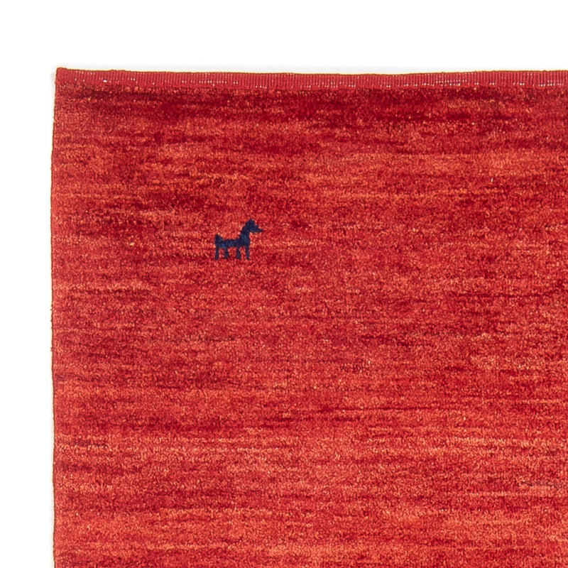 Tapete Gabbeh persa 124x176cm - Tapete persa de lã - vermelho