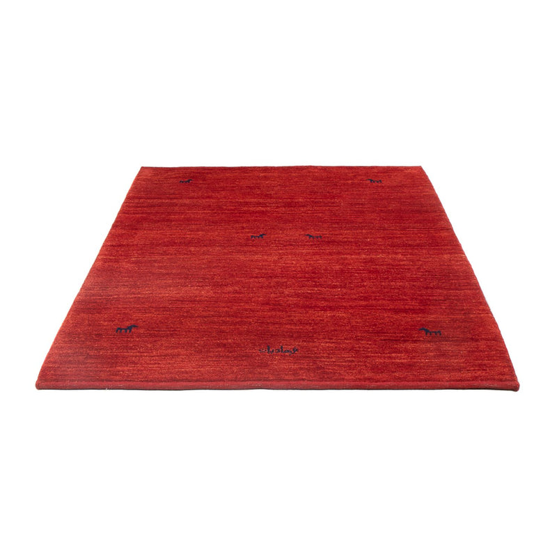 Tapete Gabbeh persa 124x176cm - Tapete persa de lã - vermelho