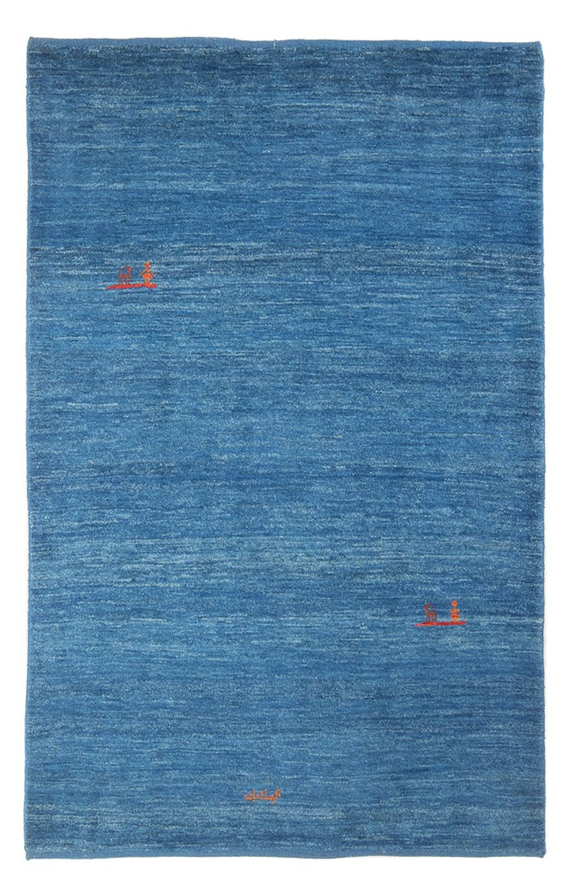 Tapete Gabbeh - Persa - 180 x 116 cm - azul