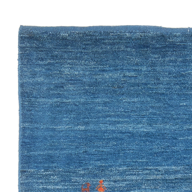 Tapete Gabbeh - Persa - 180 x 116 cm - azul