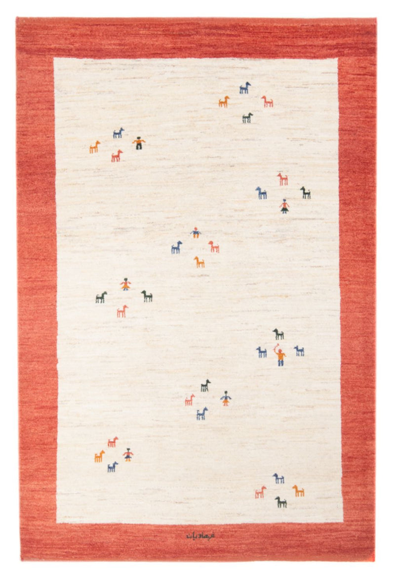 Tapete Gabbeh - Persa - 177 x 120 cm - multicolorido