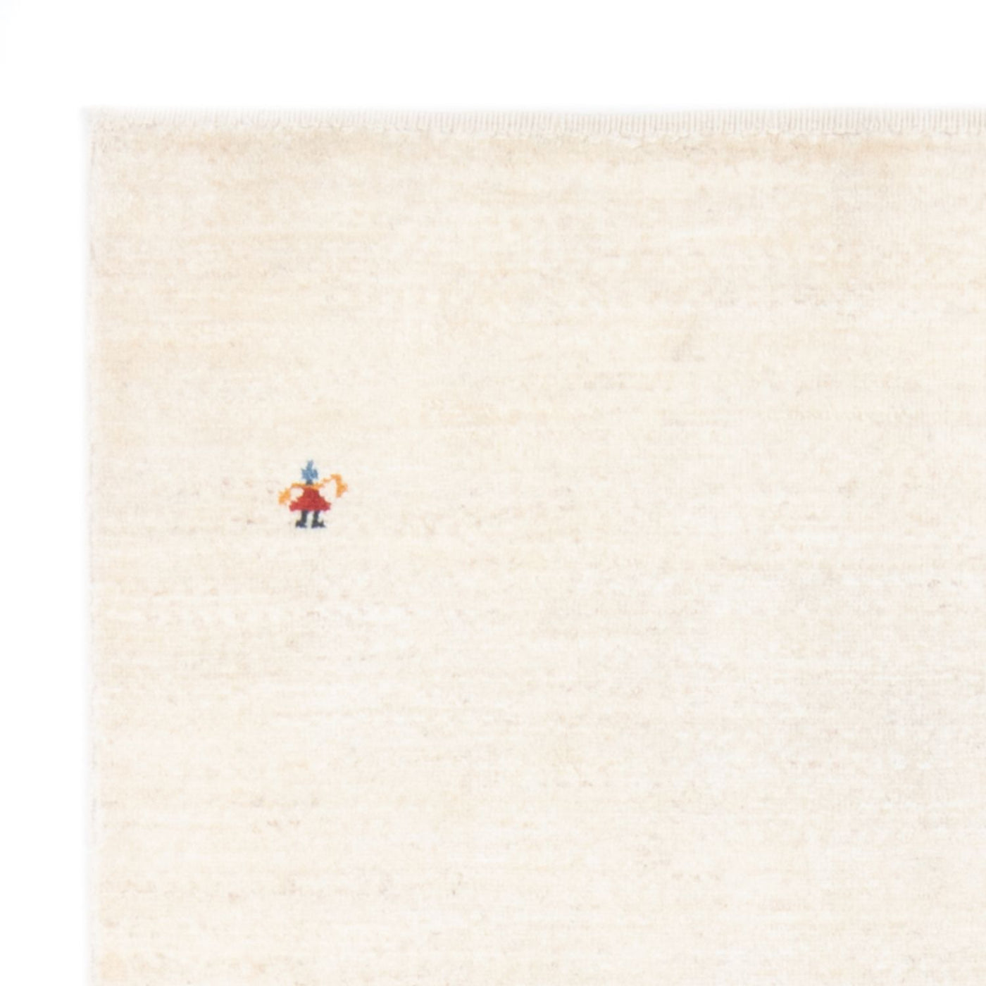 Tapete Gabbeh - Persa - 173 x 110 cm - branco