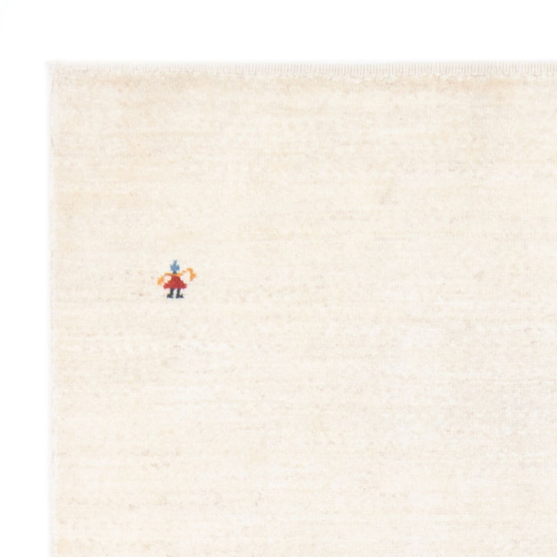 Tapete Gabbeh - Persa - 173 x 110 cm - branco
