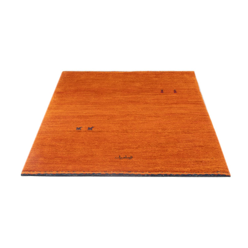 Tapete Gabbeh - Persa - 147 x 104 cm - laranja