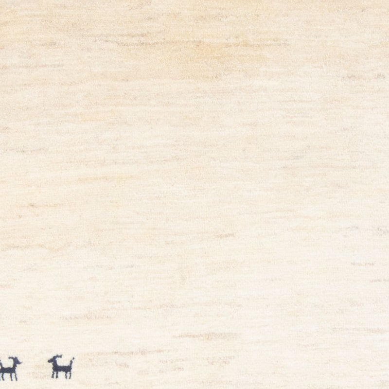 Tapete Gabbeh - Persa - 150 x 102 cm - branco