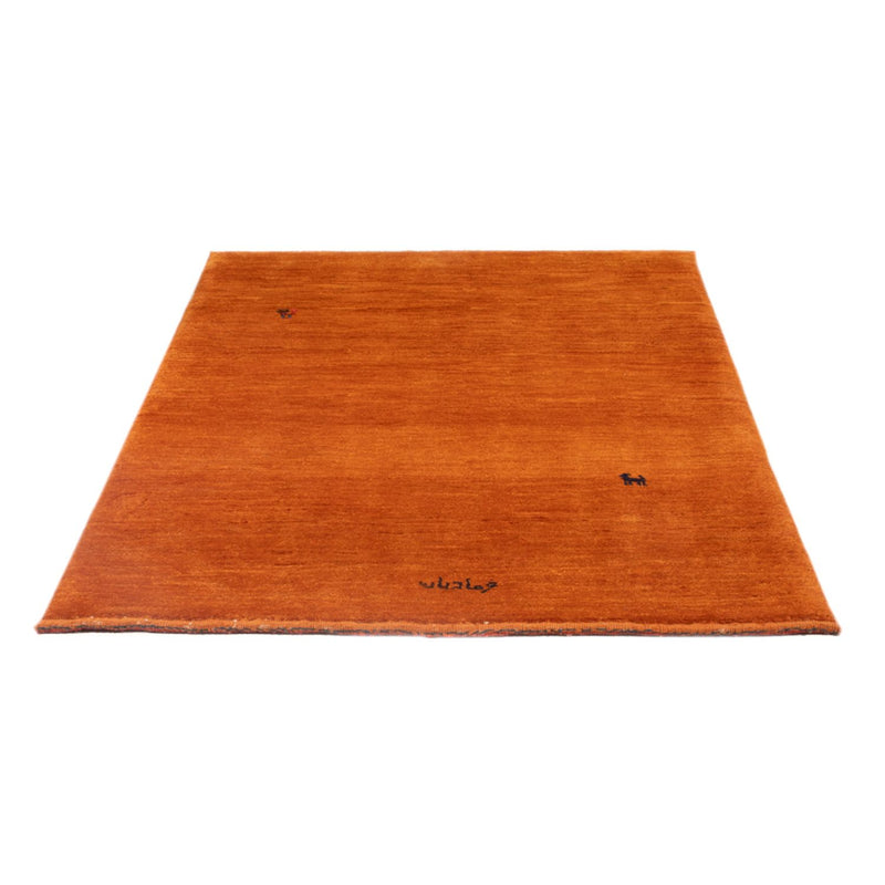 Tapete Gabbeh - Persa - 155 x 112 cm - terracotta