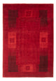 Tapete Gabbeh persa 127x180cm - Tapete persa de lã - vermelho escuro