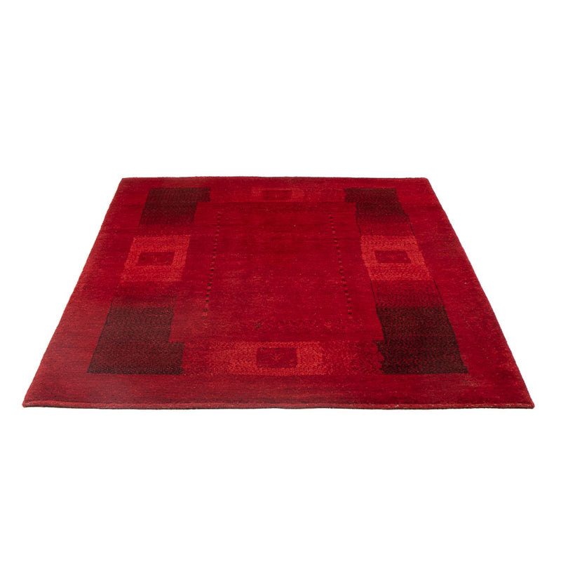 Tapete Gabbeh persa 127x180cm - Tapete persa de lã - vermelho escuro
