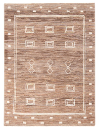 Tapete Gabbeh - Persa - 149 x 99 cm - castanho – product image