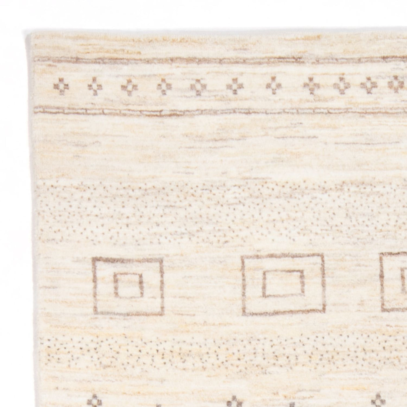 Tapete Gabbeh - Persa - 175 x 120 cm - bege claro