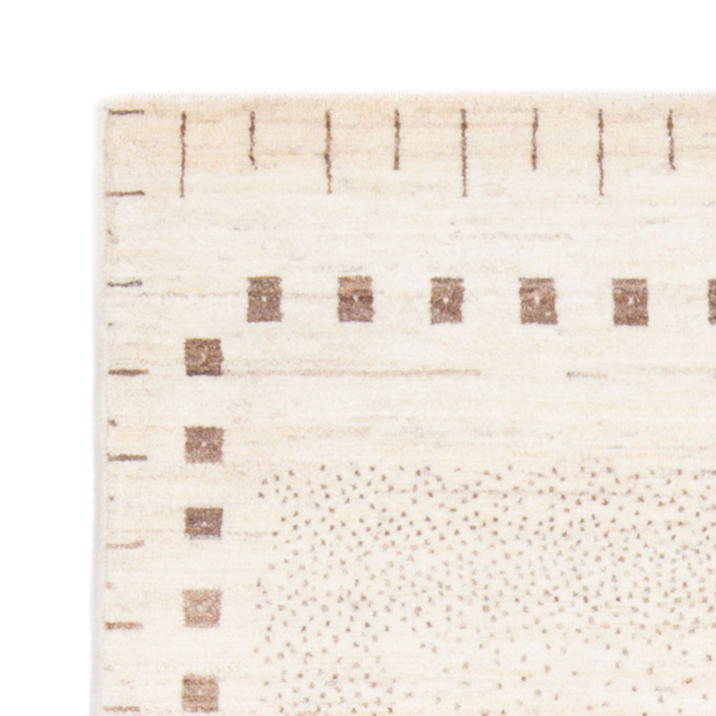 Tapete Gabbeh - Persa - 155 x 98 cm - bege claro