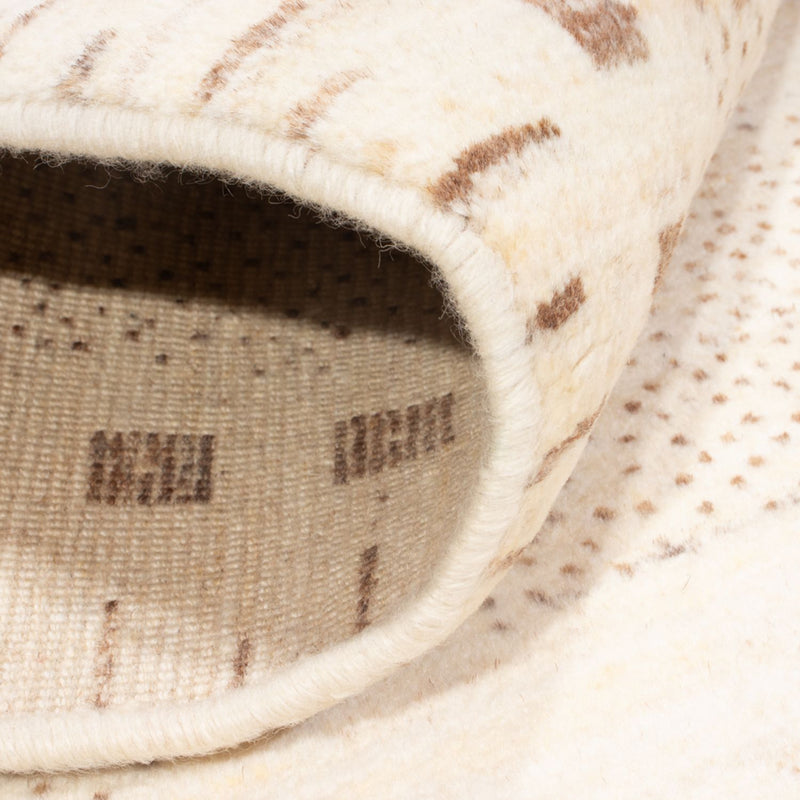 Tapete Gabbeh - Persa - 155 x 98 cm - bege claro