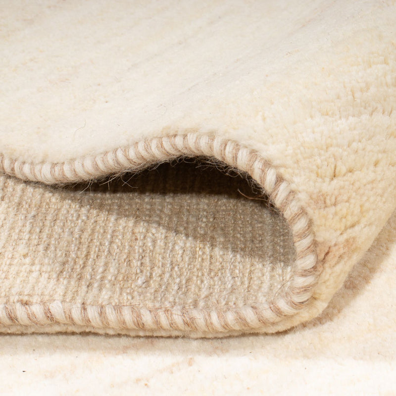 Tapete Gabbeh - Persa - 234 x 171 cm - branco natural