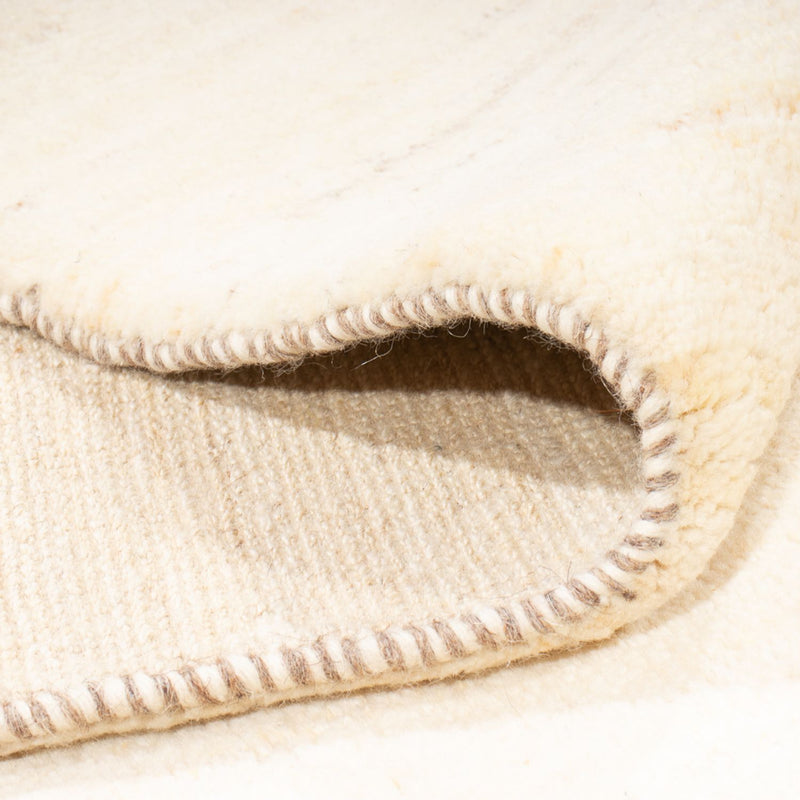 Tapete Gabbeh - Persa - 235 x 171 cm - branco natural