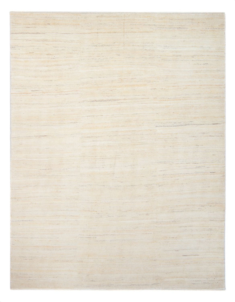 Tapete Gabbeh - Persa - 221 x 166 cm - branco natural