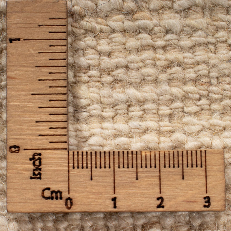 Tapete Gabbeh - Persa - 221 x 166 cm - branco natural