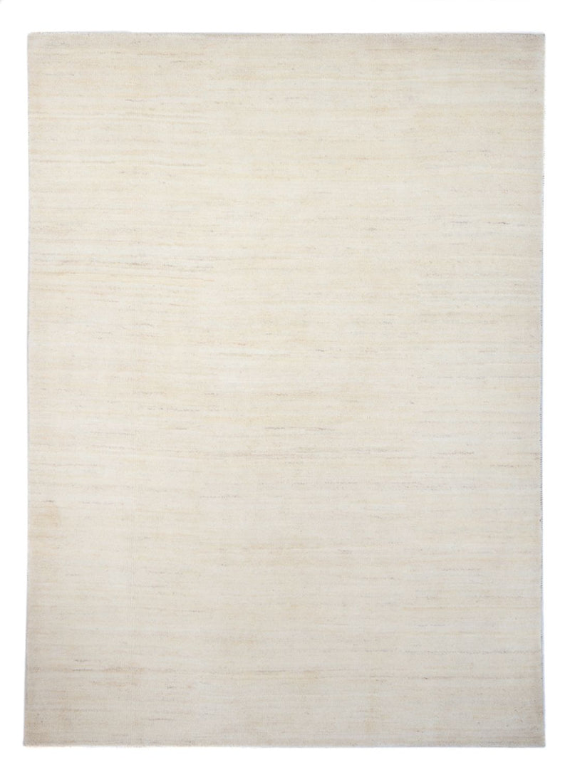 Tapete Gabbeh - Persa - 247 x 168 cm - branco natural