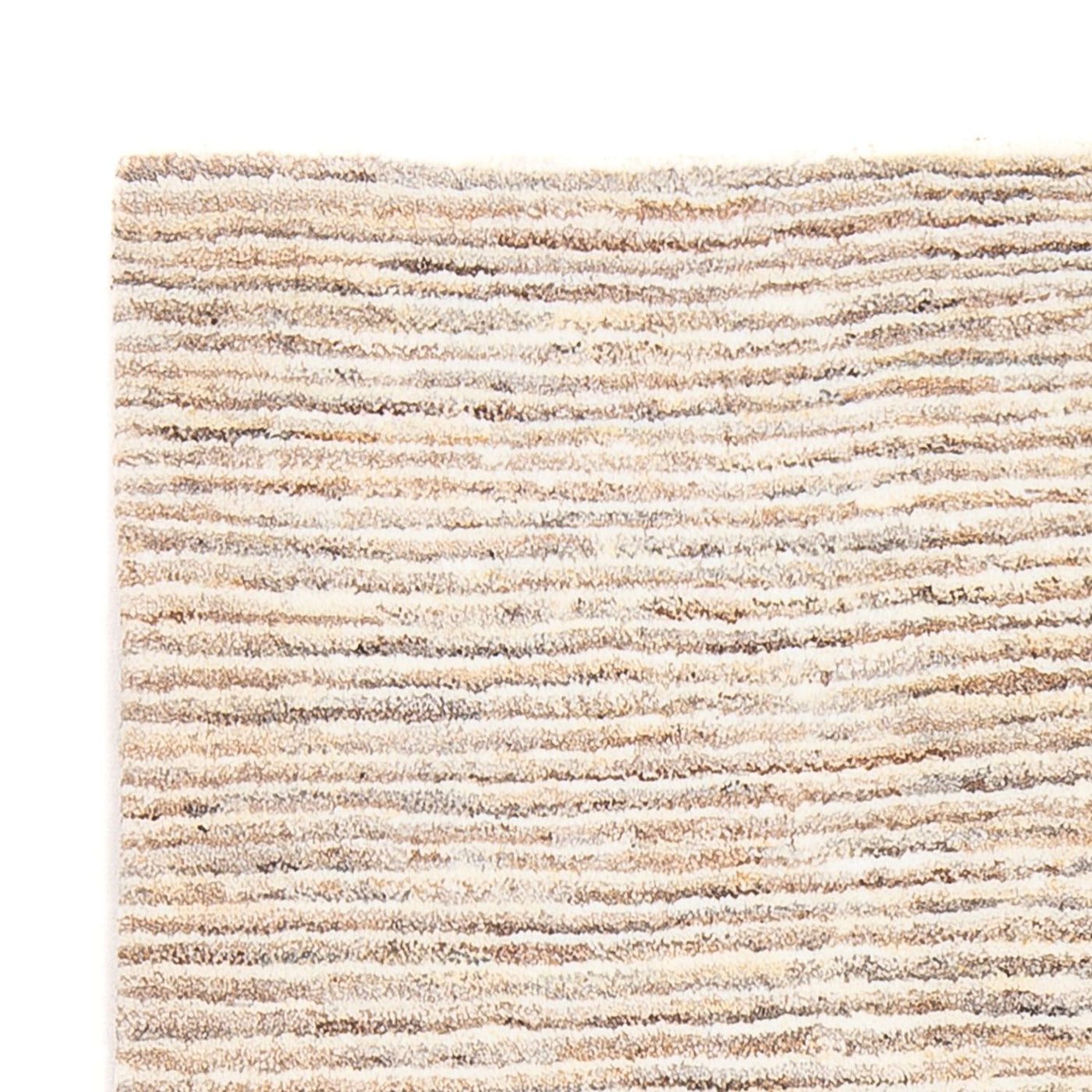 Tapete Gabbeh - Persa - 145 x 110 cm - bege escuro