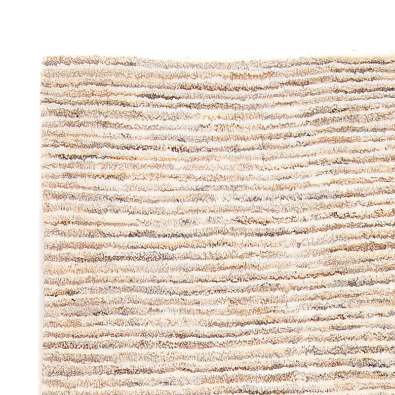 Tapete Gabbeh - Persa - 145 x 110 cm - bege escuro