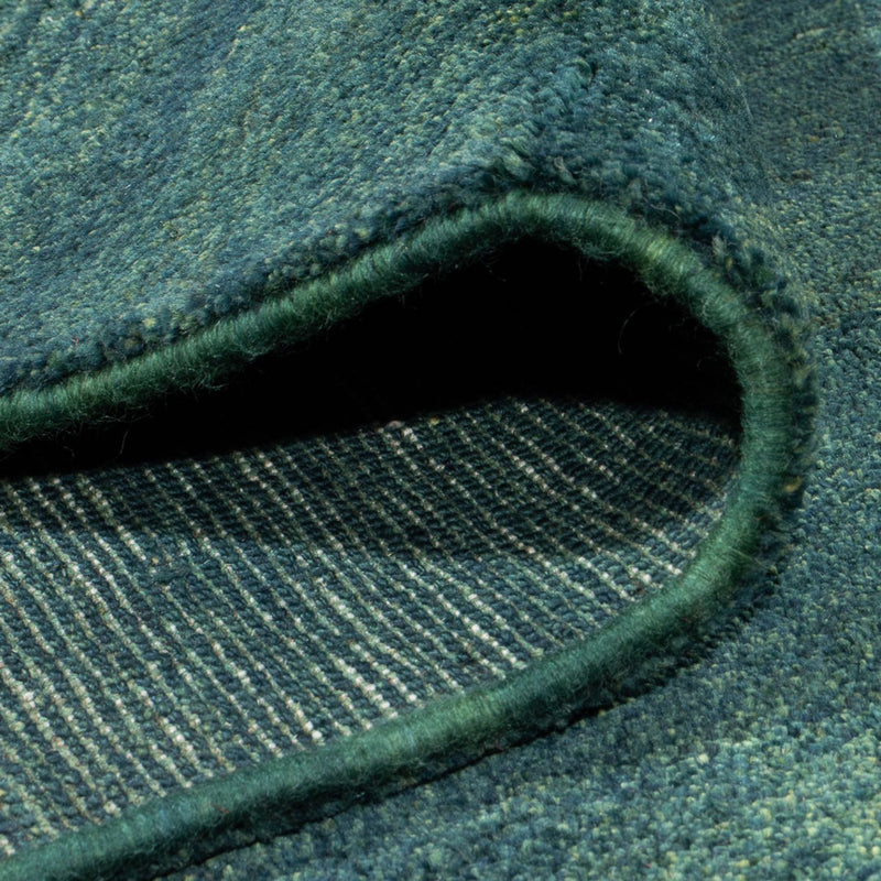 Tapete Gabbeh - Persa - 380 x 335 cm - verde escuro
