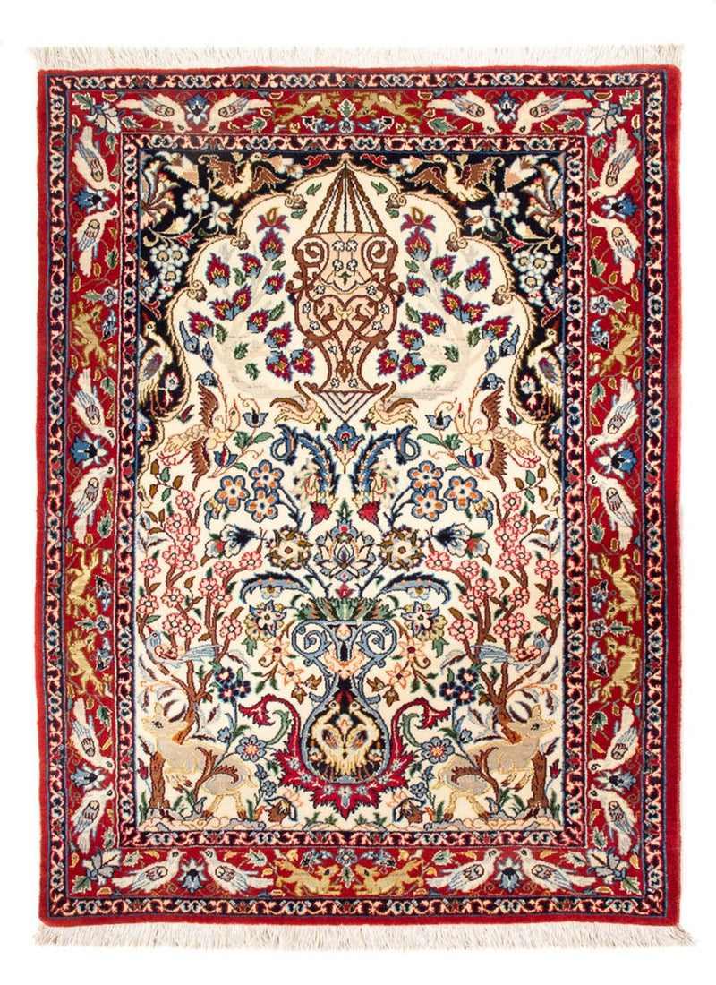 Tapete Persa - Isfahan - Premium - 100 x 75 cm - creme