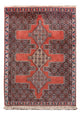 Tapete Persa - Clássico - 108 x 72 cm - vermelho