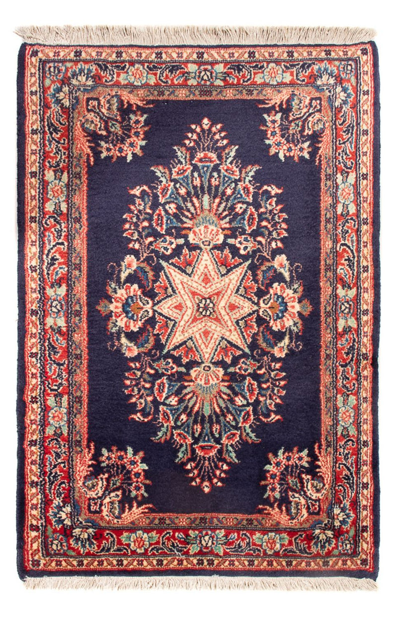 Tapete Persa - Clássico - 100 x 67 cm - azul escuro