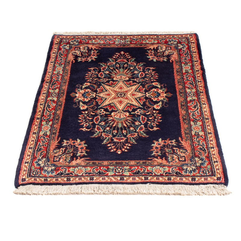Tapete Persa - Clássico - 100 x 67 cm - azul escuro