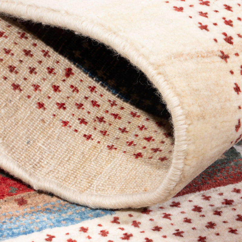Loribaft Tapete 128x82cm - Perserteppich Wollteppich