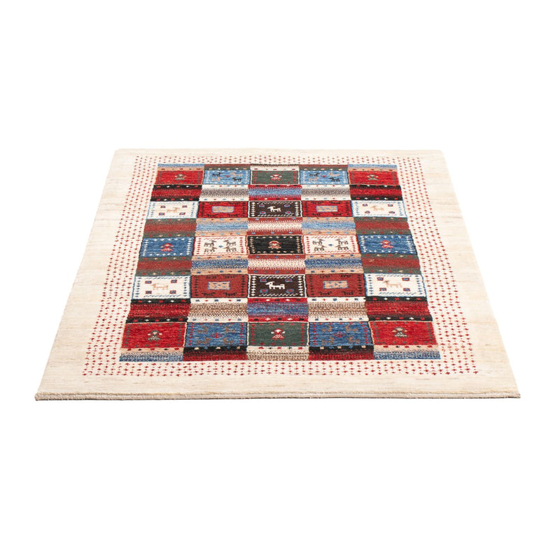 Loribaft Tapete 128x82cm - Perserteppich Wollteppich