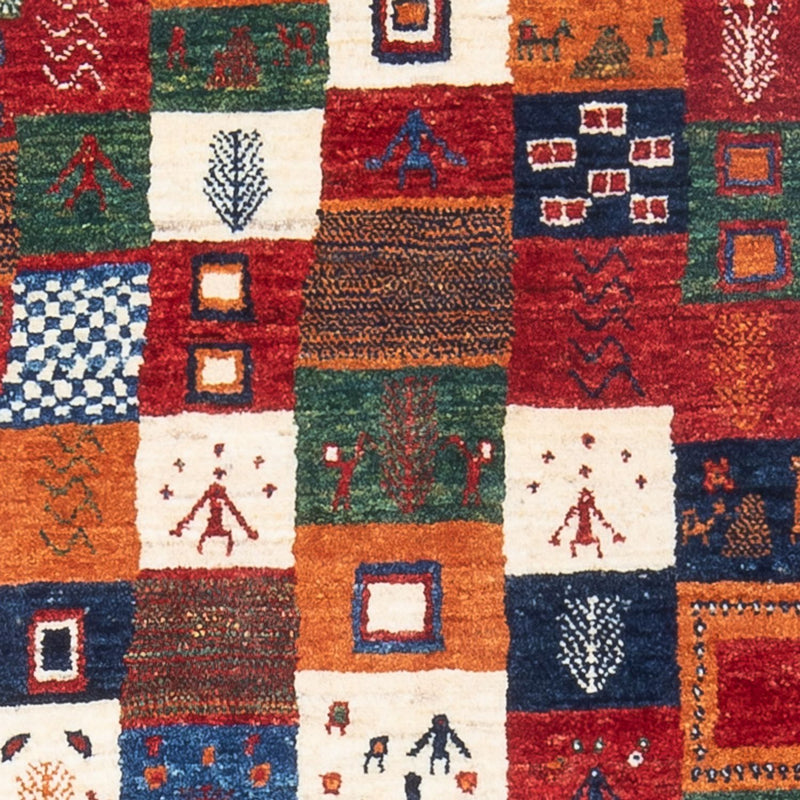 Loribaft Tapete 84x130cm - Perserteppich Wollteppich