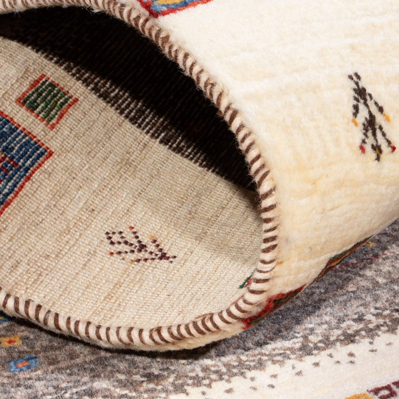 Loribaft Tapete 126x84cm - Perserteppich Wollteppich