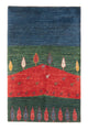 Loribaft Tapete 131x81cm - Perserteppich Wollteppich