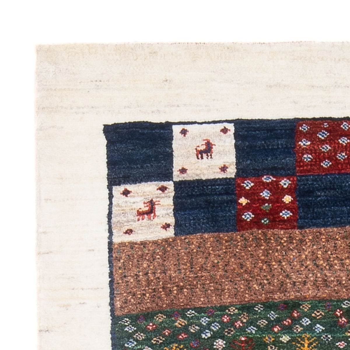Loribaft Tapete 86x131cm - Perserteppich Wollteppich