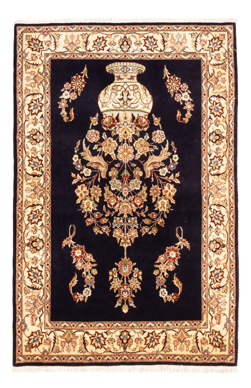 Tapete Persa - Clássico - 172 x 117 cm - azul escuro