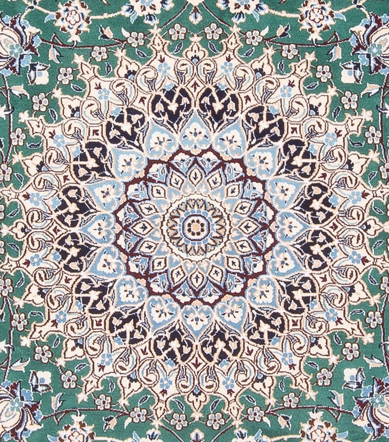 Tapete Persa - Nain - 264 x 248 cm - verde